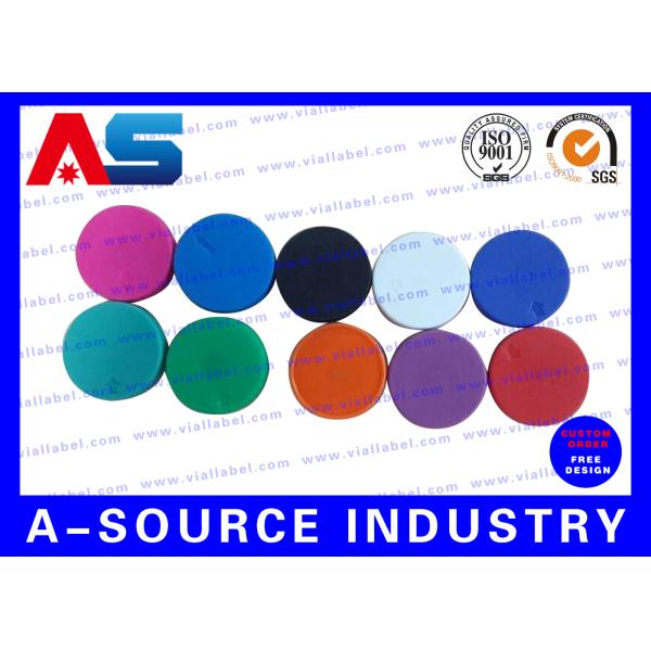 Quality Plain  Vial Glass Bottle Caps  Flip Off Lids For Serum Vials Various Colours custom made wholesale