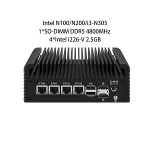 Zynshield Firewall VPN Intel N100 Opnsense Ros Linux 4*2.5g Rj45 Ethernet Ports