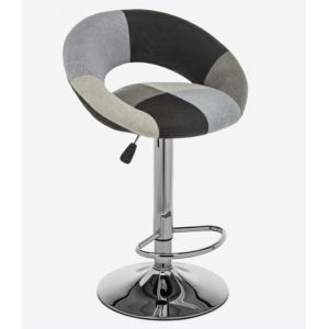 Height Adjustable Fabric Bar Stools Kitchen Counter Bar Pub