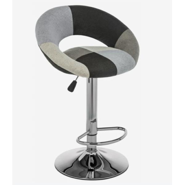 Height Adjustable Fabric Bar Stools Kitchen Counter Bar Pub