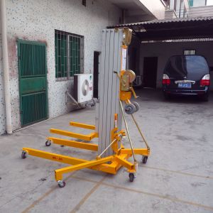 Vertical Aluminum Alloy Material Lifting Platform For Versatile Window Cleaning