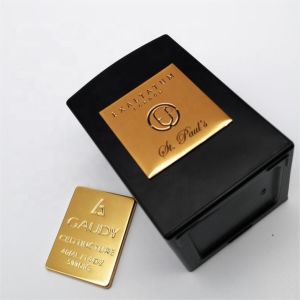 Waterproof Luxury Gold Foil Embossed Candle Jars Labels Sticker Adhesive