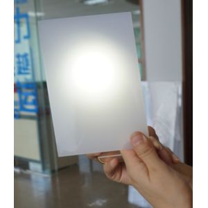 Opal White Polycarbonate Light Diffuser Sheet with 1.3mm-16mm Thickness and 50