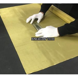 Yellow Brass Woven Wire Mesh Screen H65 H70 H80 With Golden Color