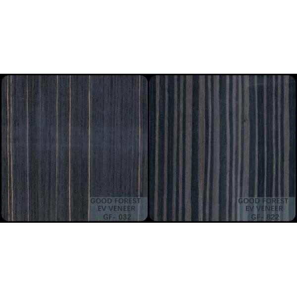 Engineered Wood Veneer Ebony Wood Veneer 0.15-0.55 mm Thickness