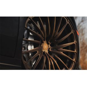 China Gold Brush Spokes 	2 Piece Forged Wheels For Mercedes Benz Glc 20inch Rotational Polish Stepped on sale