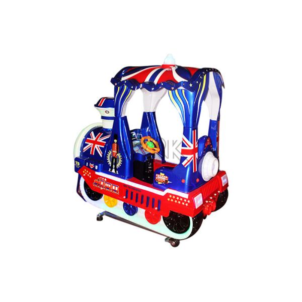 Quality Shopping Mall Fun Fair Kiddie Happy Swing Car Coin Operated British Train Style wholesale