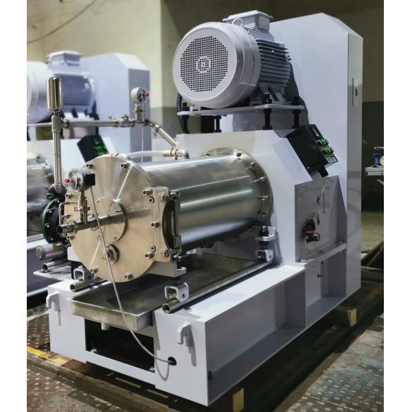 Low Temperature 55kW Paint Grinding Machine 100L Horizontal Sand Mill