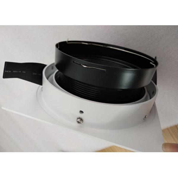 Max 75W G53 Square Tiltable LED Recessed Downlight Anti-Glare Reflector For Hotel