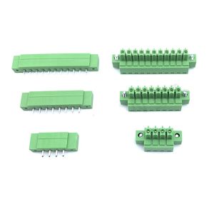 3.81mm Pitch PCB Screw Terminal Blocks Plug + Straight Angle Pin Header with