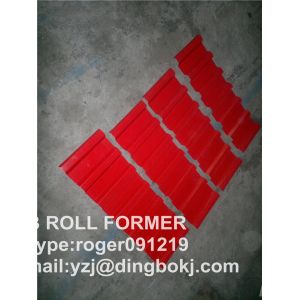 5.5kw Glazed Steel Tile Forming Machine for Steel Structure Workshop