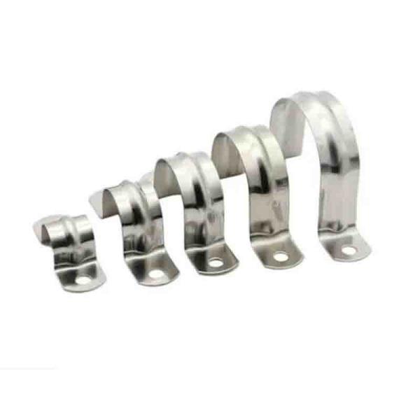 Quality High Rigidity 304SS Metal Saddle Clip Clamp Fasteners Hardware Tools wholesale