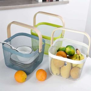 25cm Width Metal Wire Basket , Rustproof Wire Mesh Basket
