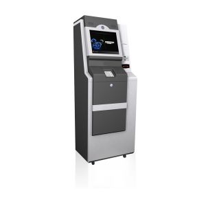 19 Inch Indoor Fincial Banking Kiosk Free Standing Customized Service