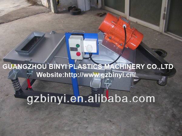Single layer short type vibrating screen machine vibrating screener