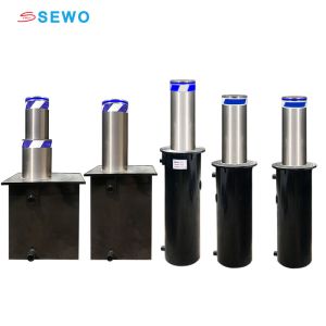 Industrial Automatic Rising Bollards Durable Hydraulic Retractable Bollard