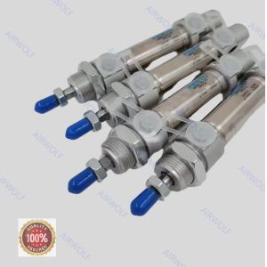 Lightweight ISO6432 Mini Stainless Steel 0.15-1 MPa DSNU ATEX-certified