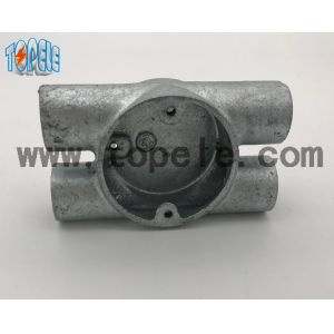 BS4568 Electrical Conduit Fittings Twin Through Way H Malleable Iron Box 20mm