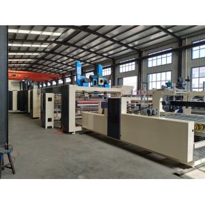 Cheap 1.2mm Stable Corrugated Carton Flexo Printing Machine With Folder Gluer for sale