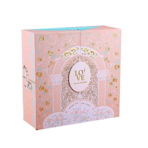 Birthday Candy Package Paper Box Gift Cardboard Box With Ribbon