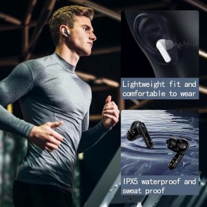 Touch Screen Earbuds 2025 NEWLingumir Touch Screen Earbuds, Wireless Earbuds