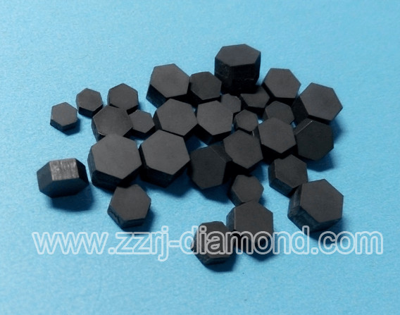 Quality PCD Polycrystalline synthetic round/ hexagon diamond wire drawing die blanks wholesale