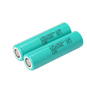 Cylindrical ICR18650-20R 18650 Lithium Ion Cells3.6V 2000mAh 4A Charge Current
