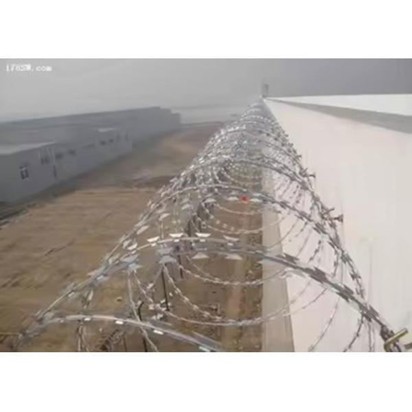 Quality Spiral Stainless Steel Razor Barbed Wire Mobile Security Barriers wholesale