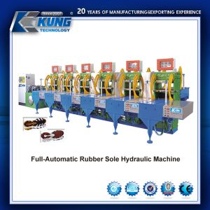 Automatic Rubber Sole Moulding Machine , Hydraulic Plastic Injection Molding