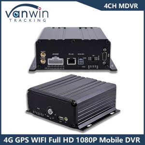 4CH GPS 4G WiFi Mobile DVR Full HD 1080P Car Camera HDD Mdvr For Bus Van Truck