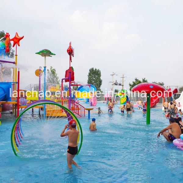 Funny Water Park Equipment Interactive Water Aqua Park For Kids Family