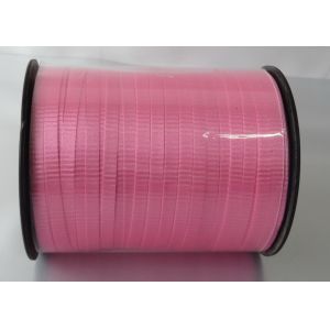 Rose Color PP Solid Crimped Curling Ribbon for gift wrapping 3 / 16" X 500y