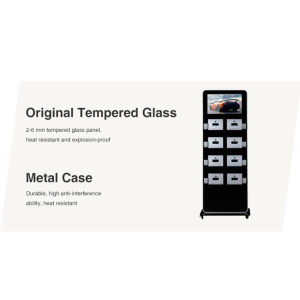 21.5 Inch Internal Standalone Media Player Mobile Phone Charging Station