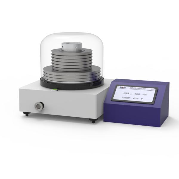 Dead Weight Tester Incorporating Electric Control for Piston Rotation to