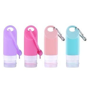 58ml Toiletries Silicone Travel Bottle Set With Hanging Hole