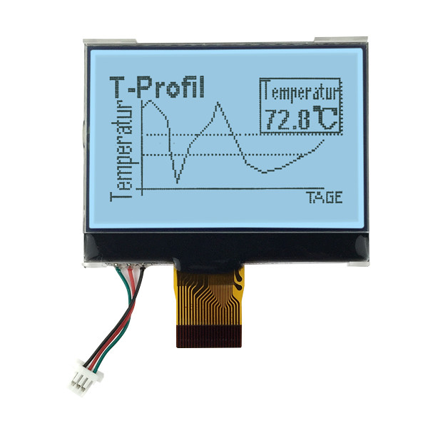 160x96 FSTN Graphic LCD Display Module 6800 8080 Interface With White LED