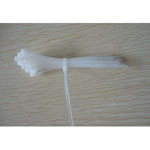 China 5*300mm White Heavy Duty Zip Ties Wraps Wiring Aging - Resistant Eco - Friendly on sale