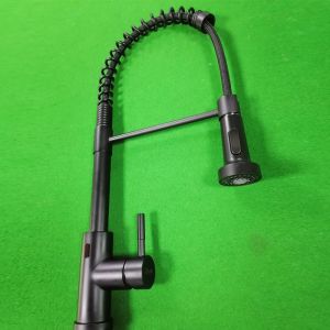 Touchless Sensor High Arc Kitchen Faucet Coild Taps Switchable Sprayer