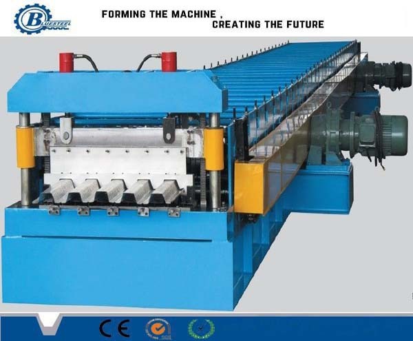 Quality 18-22 Stations Deck Sheet Forming Machine with Accurate Hydraulic Cutting wholesale