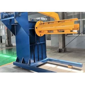 China Electric Automatic Decoiler 5000kgs Hydraulic Uncoiler With Four Arms on sale