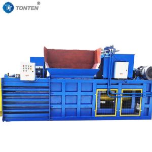 Straw Wool Automatic Hydraulic Baler Horizontal Baler Machine