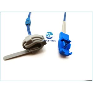 8 Pin Finger Clip Spo2 Sensor TPU Material Comaptible Datex Ohmeda OXY-W-UN