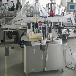 Double Sided Automatic Front Back Sides Flat Labeling Machine For Square Plastic