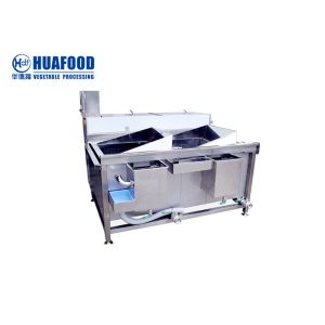 Automatic Restaurant Vegetable Washer With Double Trough Washing Machine