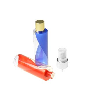 Dual Color Empty Custom PETG Cosmetic Bottle Plastic Lotion Bottle 200ml