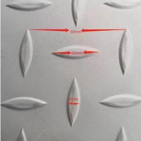 304 Stainless Steel Checkered Plate 3.0mm - 8.0mm Hot Rolled