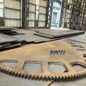 Custom Carbon Laser Cut Steel Plate Assembly For Heavy Machinery Fabrication