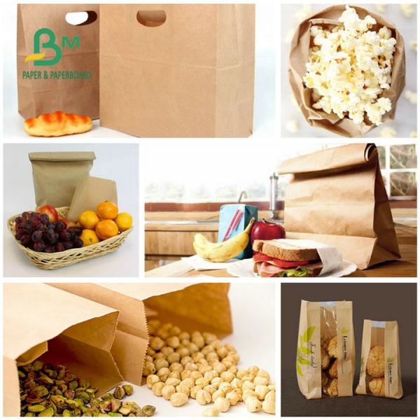 80gsm 100gsm 120gsm 61 * 86cm Brown Kraft Bag Paper For Packaging Food 80gsm 100gsm 120gsm 61 * 86cm Brown Kraft Bag Paper For Packaging Food