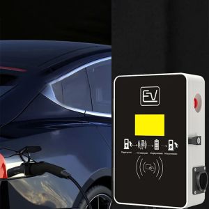 European Standard Single Gun Wall Mounted EV Charging Station Type 2 For Home