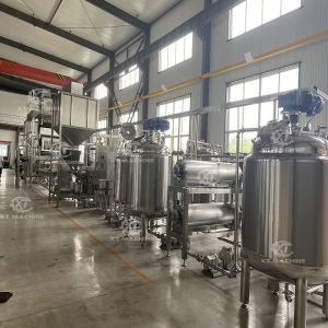 High Efficiency Dual Stage Grinding Capability Peanut Butter Processing